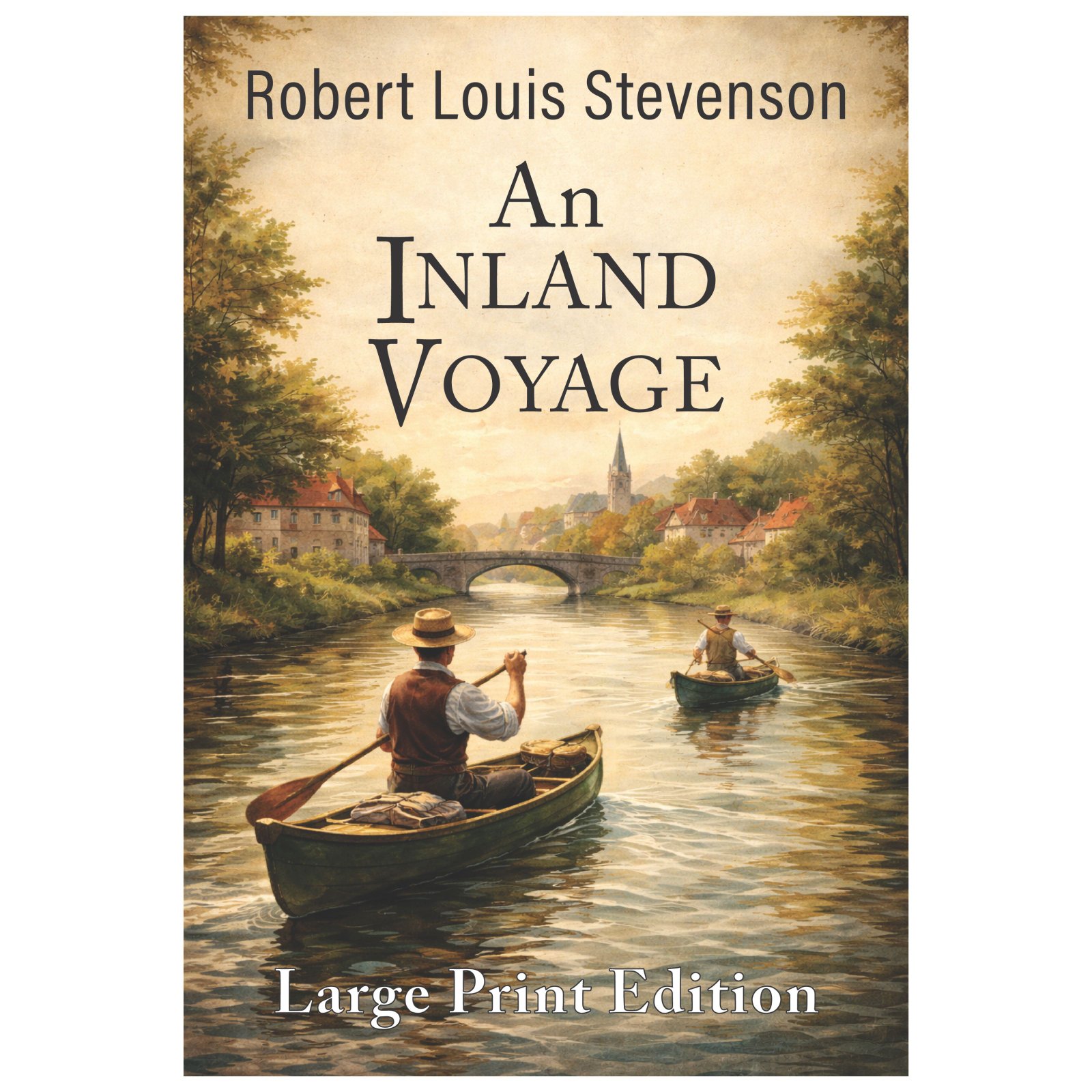 An Inland Voyage - Large Print Edition cover