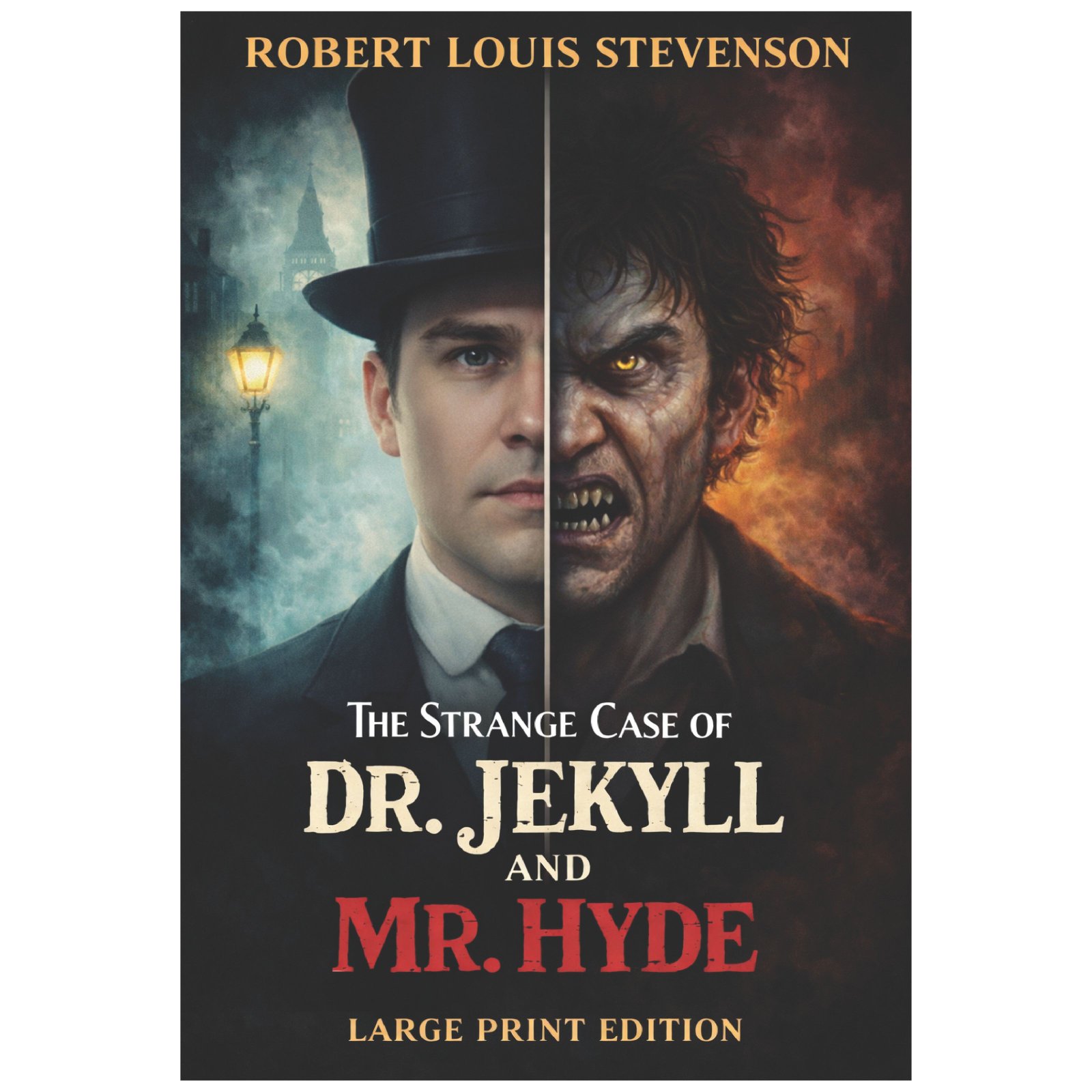 The Strange Case of Dr. Jekyll and Mr. Hyde - Large Print Edition cover